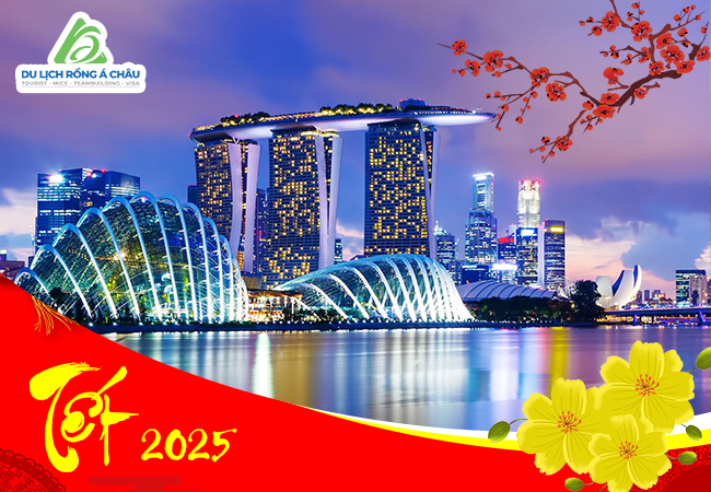 TOUR SINGAPORE 3 NGÀY 2 ĐÊM TẾT NGUYÊN ĐÁN 2025